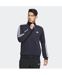 adidas | スリーストライプス レギュラーフィット ダブルニット トラックトップ(トップス)