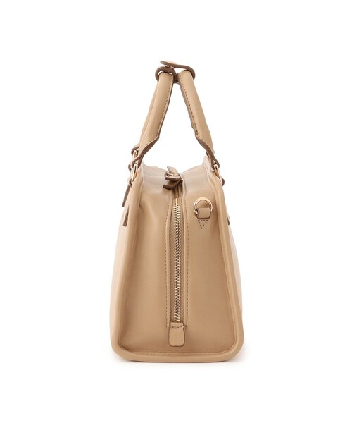 ROPE' PICNIC（ロペピクニック）の「ワイドスクエアボストンバッグ/2WAY（ボストンバッグ・レディース・ブラック/キナリ/ブラウン/ベージュ系・F）」の8枚目の写真