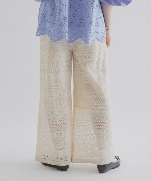 THE GOODLAND MARKET（ザグッドランドマーケット）の「FANAKA　レースパンツ（その他パンツ・レディース・OFF WHITE・Free）」の6枚目の写真