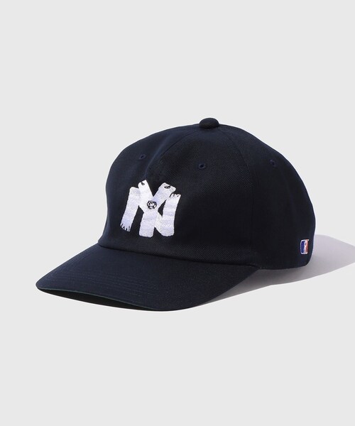 ADAM ET ROPE'(アダムエロペ)の「【RICE NINE TEN/ライス ナイン テン】KAIJYU BB CAP(キャップ・メンズ・ネイビー/ブルー・F)」の1枚目の写真