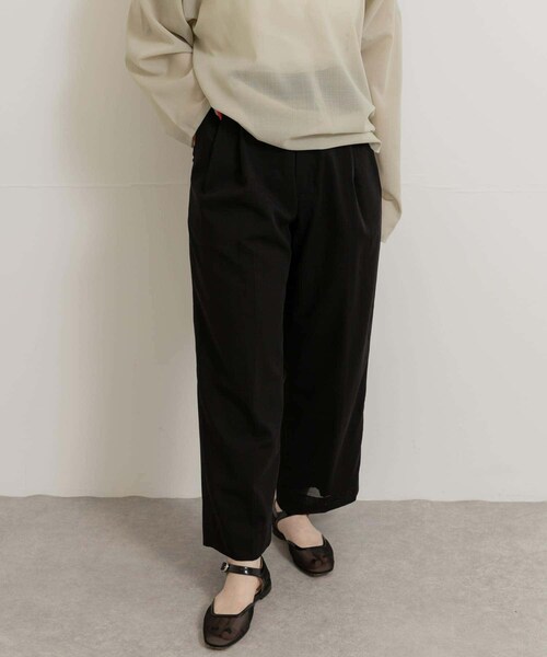 THE GOODLAND MARKET（ザグッドランドマーケット）の「&her　Voile Pants（その他パンツ・レディース・BLACK/CREAM・one）」の18枚目の写真