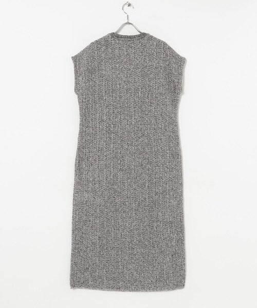 THE GOODLAND MARKET（ザグッドランドマーケット）の「米富繊維　SHADOW STRIPE KNIT ONE-PIECE（ワンピース・レディース・64BLACK/01MONO・FREE）」の13枚目の写真