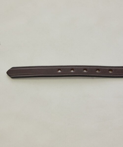 ADAM ET ROPE'(アダムエロペ)の「【TORY LEATHER(トリーレザー)】3/4 wide plain creased belt(ベルト・レディース・ブラック/ダークブラウン・F)」の10枚目の写真