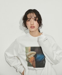 ADAM ET ROPE' | 【JANE SMITH】NICOLA KLOOSTERMAN ABSTRACT L/S T-SHIRT(Tシャツ/カットソー)