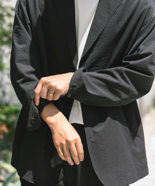 EKAL(エカル)の「『吸水速乾/通気性/軽量』DOT AIR JACKET(テーラードジャケット・メンズ・ネイビー/ブラウン/ブラック・M/L)」の15枚目の写真