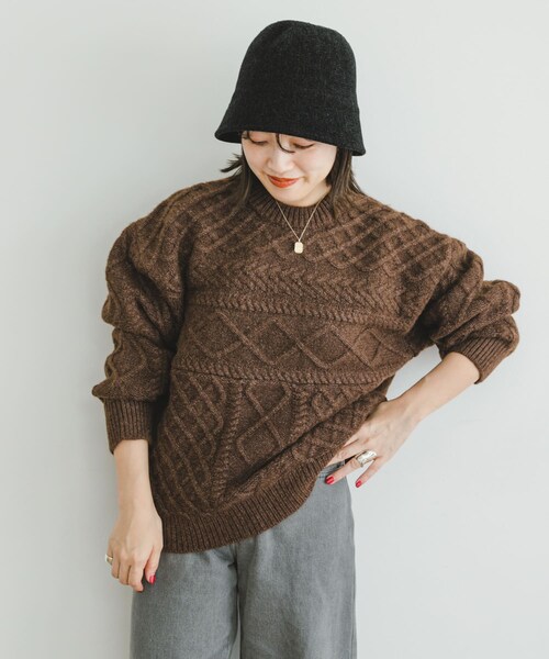 ITEMS URBANRESEARCH（アイテムズ アーバンリサーチ）の「モールベルハット（ハット・レディース・BEG/BLK/BRN・-）」の5枚目の写真