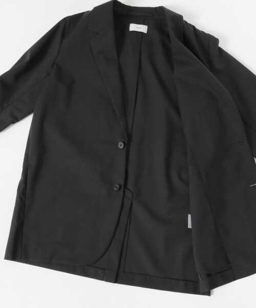 URBAN RESEARCH（アーバンリサーチ）の「ATON　TECHNO WO GAUZE TAILORED（テーラードジャケット・レディース・BLACK・1）」の5枚目の写真