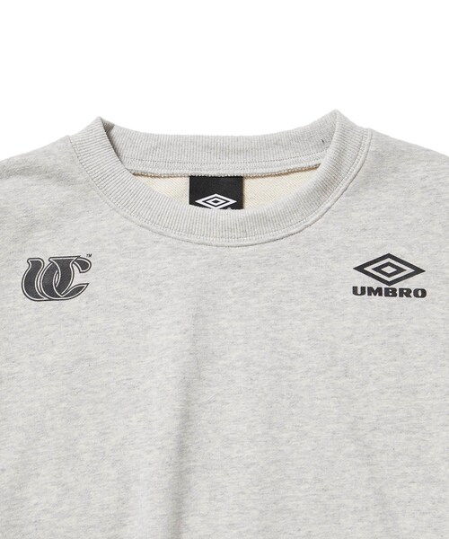 JUNRED(ジュンレッド)の「【梅田サイファー ×UMBRO×JUNRED】セットアップ対応スウェットプルオーバー(スウェット・レディース・ライトグレー/ネイビー・L/M/S)」の15枚目の写真