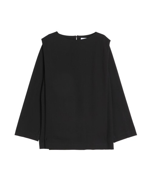 ELENDEEK（エレンディーク）の「SHOULDER TUCK CS（Tシャツ/カットソー・レディース・オフホワイト/ブラック/ブラウン・F）」の5枚目の写真