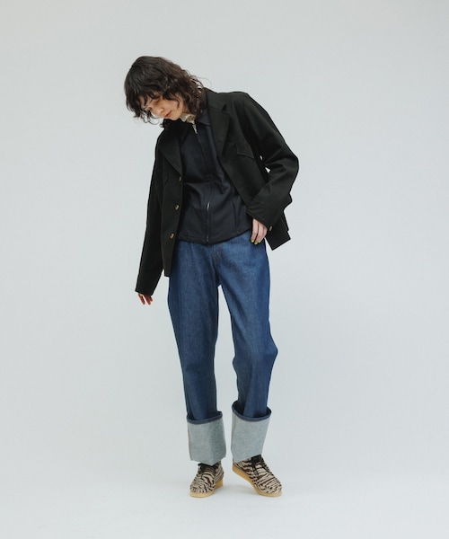 ADAM ET ROPE'(アダムエロペ)の「【CLARKS】WALLABEE BOOTS ZEBRA(モカシン/デッキシューズ・レディース・ホワイト系・36/37/38/39)」の13枚目の写真