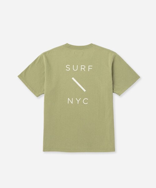 Saturdays NYC(サタデーズ ニューヨークシティ )の「SURF NYC Dyed Standard SS Tee(Tシャツ/カットソー・レディース・ブラック/ホワイト/キミドリ/ワイン・L/M/S/XL)」の17枚目の写真