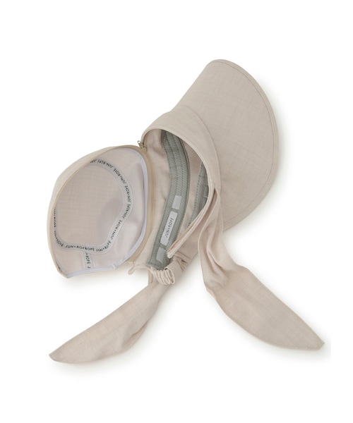 ROPE'（ロペ）の「3WAY UVハット（ハット・レディース・ブラック/ホワイト/ベージュ/ネイビー・F）」の12枚目の写真