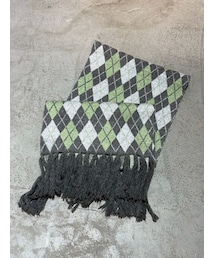 Ungrid | アーガイルニットマフラー(マフラー)