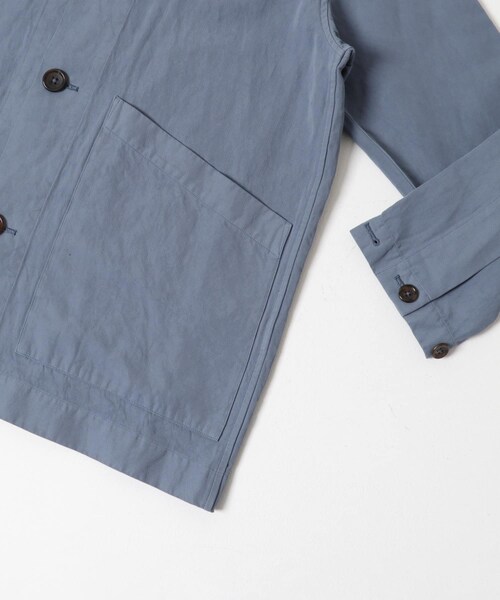 URBAN RESEARCH DOORS（アーバンリサーチドアーズ）の「unfil　GARMENTDYEINGCOVERALLS（カバーオール・レディース・stone/cobaltblue・0）」の14枚目の写真