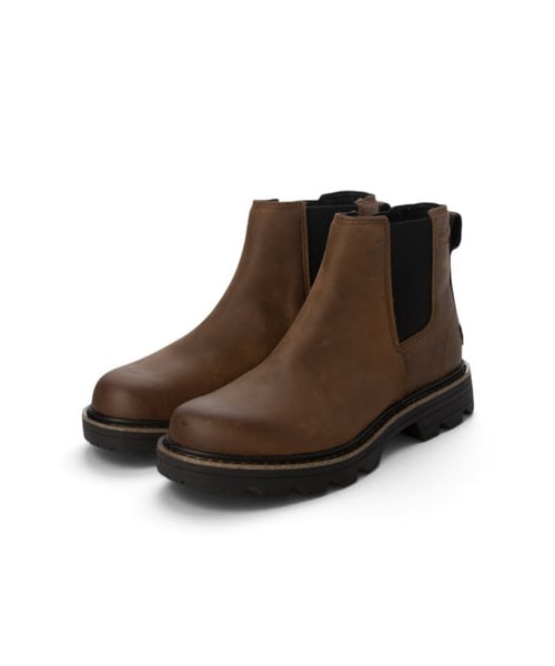 SOREL(ソレル)の「ソレル SOREL ショートブーツ(レヴェルロード チェルシーウォータープルーフ) (レインシューズ・レディース・DBR/BL・220/22cm/225/22.5cm/230/23cm/235/23.5cm/240/24cm/245/24.5cm/250/25cm)」の1枚目の写真