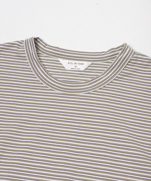 URBAN RESEARCH DOORS(アーバンリサーチドアーズ)の「STILL BY HAND STRIPED T-SHIRTS(Tシャツ/カットソー・メンズ・BEG×WHT/GRY×BLK/BLK×WHT・46/48/50)」の17枚目の写真