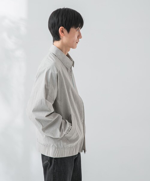 URBAN RESEARCH（アーバンリサーチ）の「『セットアップ対応』MADARA MIST COTTON BLOUSON（ブルゾン・メンズ・GRAY/CHARCOAL・M/L）」の6枚目の写真