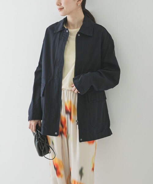 URBAN RESEARCH(アーバンリサーチ)の「コットンオックスカバーオール(カバーオール・レディース・CHERRY RED/BROWN/NAVY・FREE)」の4枚目の写真