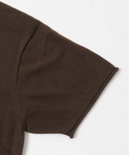 URBAN RESEARCH DOORS(アーバンリサーチドアーズ)の「unfil silkcotton short-sleeve gatherdpullover(ニット/セーター・レディース・gray/lilac/d.brown・1)」の8枚目の写真