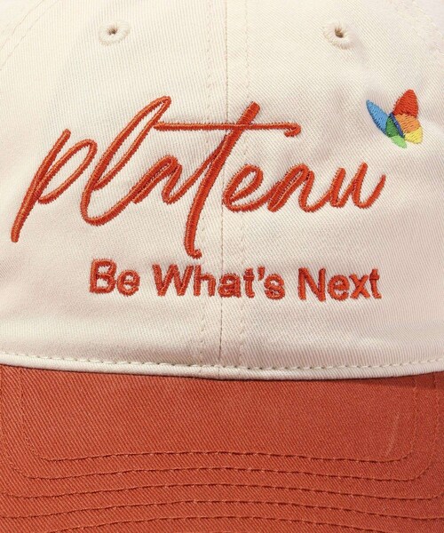 ADAM ET ROPE'(アダムエロペ)の「【PLATEAU STUDIO/プラトー スタジオ】Logo cap(キャップ・メンズ・グリーン/レンガ・F)」の6枚目の写真