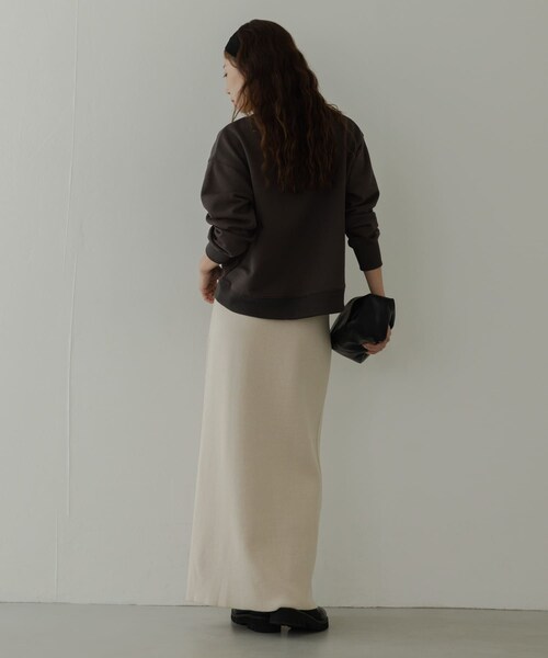 URBAN RESEARCH Sonny Label（アーバンリサーチサニーレーベル）の「メッセージロゴスウェットプルオーバー（スウェット・レディース・チャコール/オートミール/チェリーブラウン・Free）」の11枚目の写真