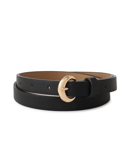 ROPE' PICNIC（ロペピクニック）の「16mmカーブラウンドバックルベルト（ベルト・レディース・ブラック系/ベージュ/レッド・F）」の5枚目の写真