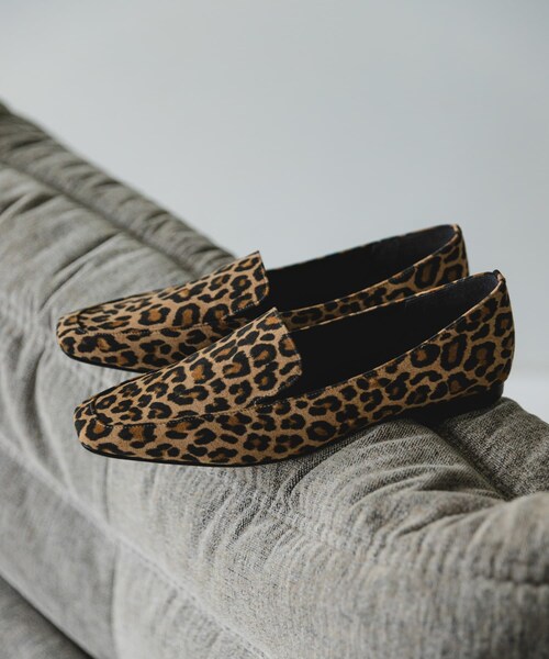 RODE SKO（ロデスコ）の「『MADE IN JAPAN』スクエアトゥローファー（ローファー・レディース・SILVER/BLACK/BROWN/LEOPARD・36/37/38）」の4枚目の写真