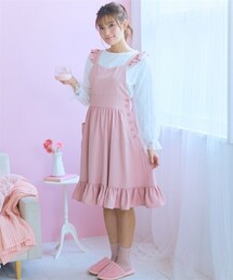 nissen | 大きいサイズ エプロンワンピース marun(ワンピース)