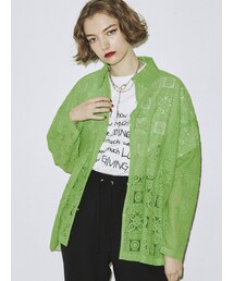 jouetie | オーバーレースシャツ(シャツ/ブラウス)