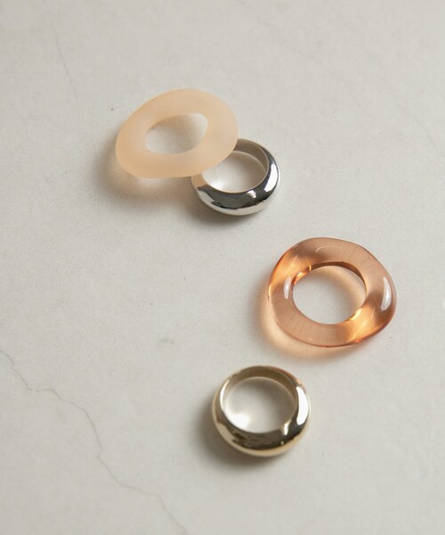SMELLY（スメリー）の「2セットリング（リング・レディース・BEG/SLV/BRN/GLD・-）」の7枚目の写真