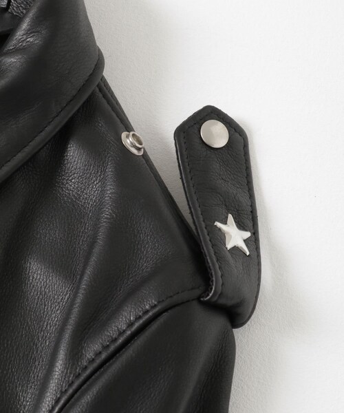 URBAN RESEARCH(アーバンリサーチ)の「SCHOTT 516UST ONE STAR NEW NAKED(ライダースジャケット・メンズ・010 BLK・38/40)」の9枚目の写真