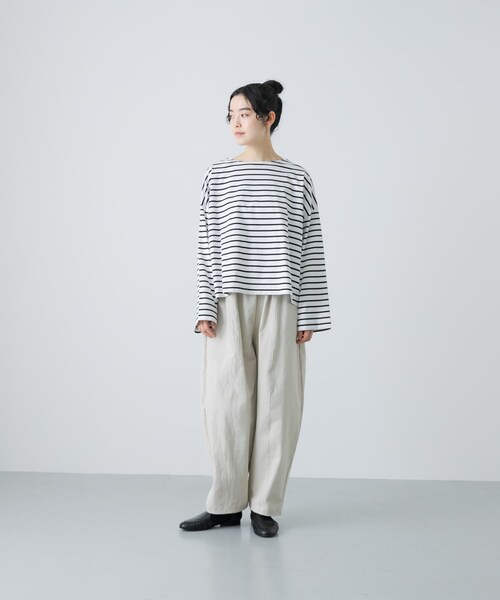 かぐれ（カグレ）の「ボリュームパンツ（その他パンツ・レディース・IVORY/BLACK・FREE）」の9枚目の写真