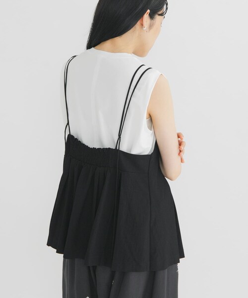 KBF（ケイビーエフ）の「タックフレアビスチェ（その他トップス・レディース・IVORY/BLACK/ACIDKHAKI・One）」の18枚目の写真