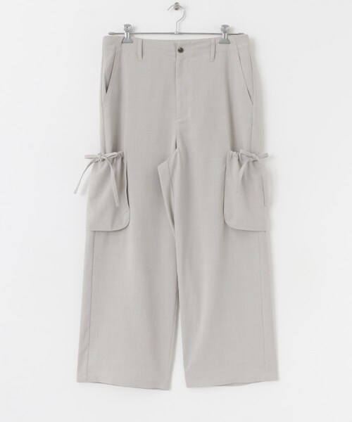 SENSE OF PLACE by URBAN RESEARCH(センスオブプレイスバイアーバンリサーチ)の「『セットアップ対応』 リネンライクサイドポケットワイドパンツ(その他パンツ・メンズ・GREIGE/BLUE・M/L)」の17枚目の写真