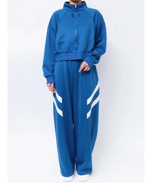 CALNAMUR（カルナムール）の「【エヴァンゲリオンコラボ】PLUGSUIT SWEAT（セットアップ・レディース・ホワイト/レッド/ピンク/ブルー/ネイビー/パープル・F/XL）」の10枚目の写真