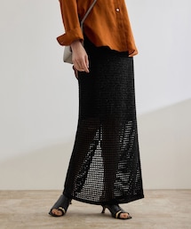 ラメメッシュスカート/セットアップ対応