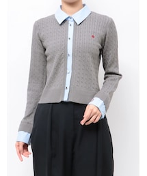 POLO BCS | 【POLOBCS】シャツドッキングケーブルニット(ニット/セーター)