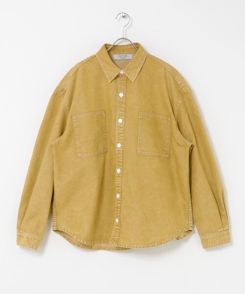 URBAN RESEARCH Sonny Label（アーバンリサーチサニーレーベル）の「バイオウォッシュワークシャツ（シャツ/ブラウス・メンズ・チャコール/ベージュ/ピンク・M/L）」の10枚目の写真