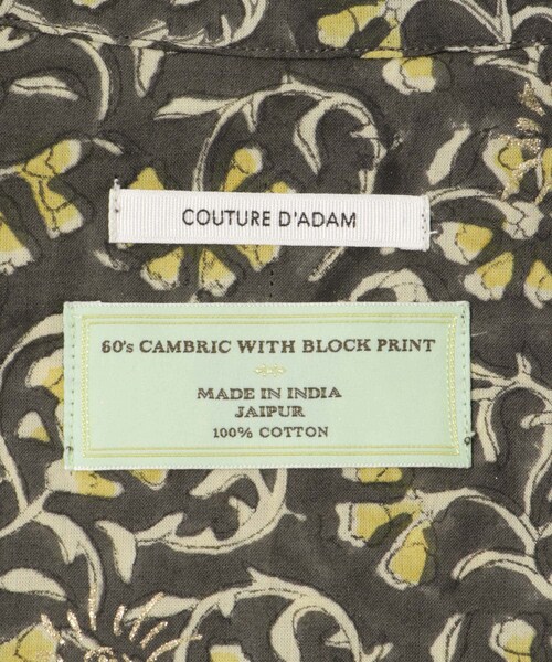 URBAN RESEARCH（アーバンリサーチ）の「COUTURE D’ADAME　Block Print Summerwear（シャツ/ブラウス・メンズ・Grey・40/42）」の11枚目の写真