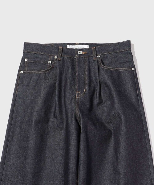 ADAM ET ROPE'(アダムエロペ)の「【DAIRIKU/ダイリク】Wide Rigid Denim Pants(デニムパンツ・メンズ・ネイビー・L/M/S)」の5枚目の写真