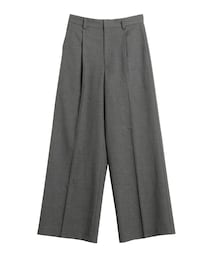 ELENDEEK | WOOL TWILL TUCK WIDE PT(その他パンツ)