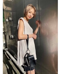 EMODA | シャーリングロングトップ(Tシャツ/カットソー)