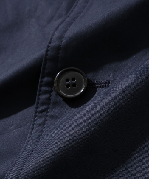 ADAM ET ROPE'(アダムエロペ)の「【HED MAYNER/ヘドメイナー】COMPACT COTTON JACKET(ノーカラージャケット・メンズ・ネイビー・S/XS)」の14枚目の写真