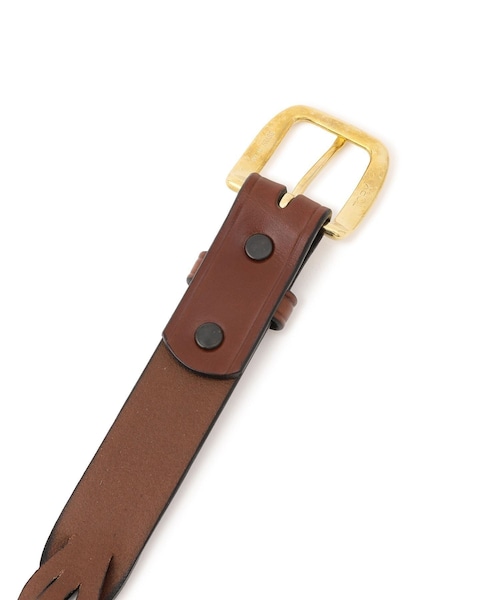 ADAM ET ROPE'（アダムエロペ）の「【J'aDoRe・店舗限定】【TORY LEATHER（トリーレザー）】1/4  inch long tip braided belt（ベルト・レディース・ブラック/ブラウン・F）」の7枚目の写真