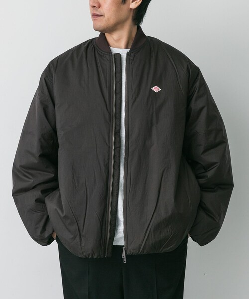 URBAN RESEARCH DOORS（アーバンリサーチドアーズ）の「DANTON　BOMBER JACKET（テーラードジャケット・メンズ・NAVY/BLACK/BROWN・S/M/L）」の16枚目の写真