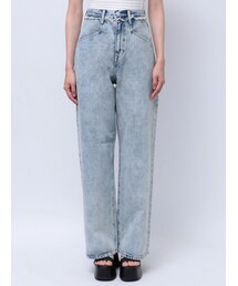 EMODA | ベルトフリンジジャストウエストジーンズ(デニムパンツ)