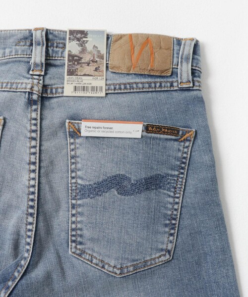 THE GOODLAND MARKET（ザグッドランドマーケット）の「NUDIE JEANS　Lean Dean 416 Broken Blue（デニムパンツ・レディース・INDIGO・26/27/28）」の8枚目の写真