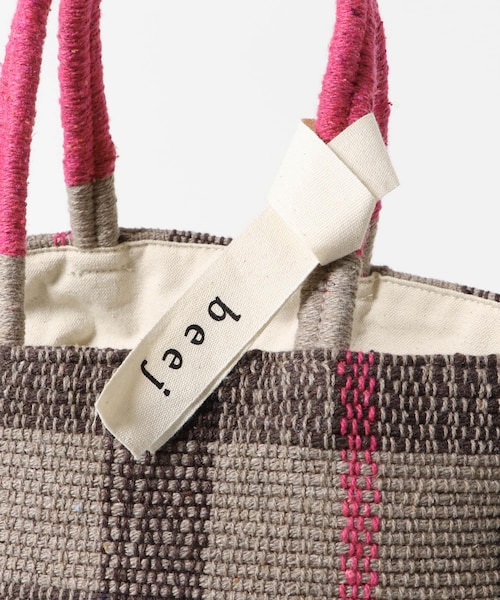 beej　recycle c woven totebag