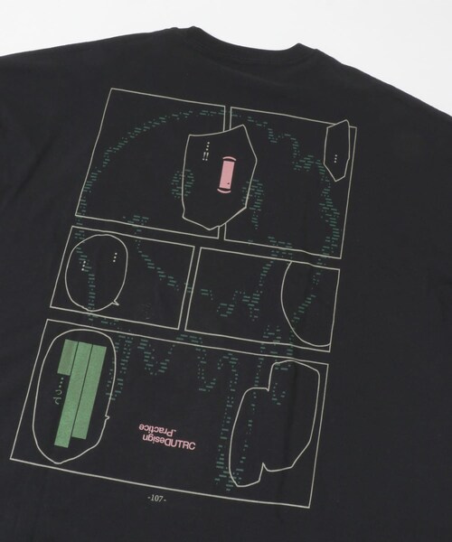 URBAN RESEARCH（アーバンリサーチ）の「UNTRACE　グラフィック tee L/S 1（Tシャツ/カットソー・メンズ・WHITE/BLACK・1/2）」の12枚目の写真