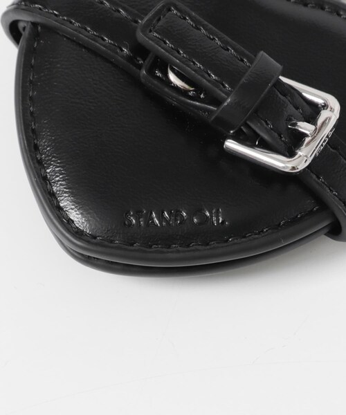 KBF（ケイビーエフ）の「STAND OIL　BELTED MIRROR KEYRING（キーホルダー・レディース・CAMEL/SLV DENIM/BLACK・One）」の9枚目の写真